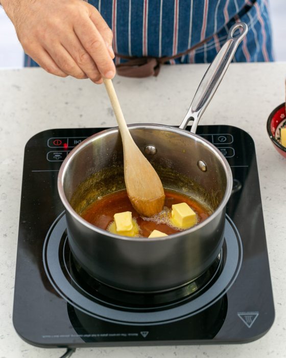 Salted Caramel Fondant with Mango | Between2Kitchens